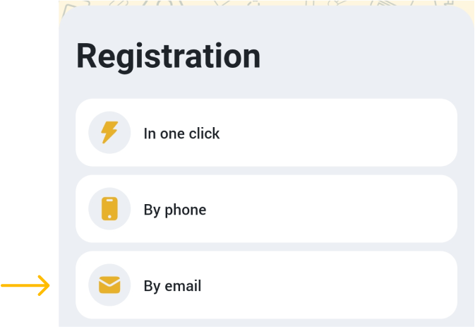 Select the one that says By Email Melbet betapk Ghana